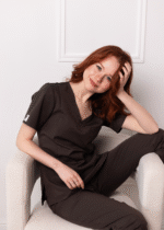 spodnie czekoladowe sportowe Kokolu