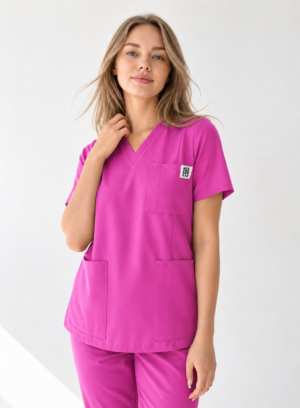 bluza medyczna damska cukierkoworóżowa Kokolu Gdańsk